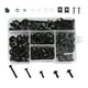 thumbnail image 1 of 177 Uds Kit de pernos de de motocicleta M5 M6 tornillos de carrocería pernos de Clips de tuerca Negro Cola Pernos de carenado, 1 of 4