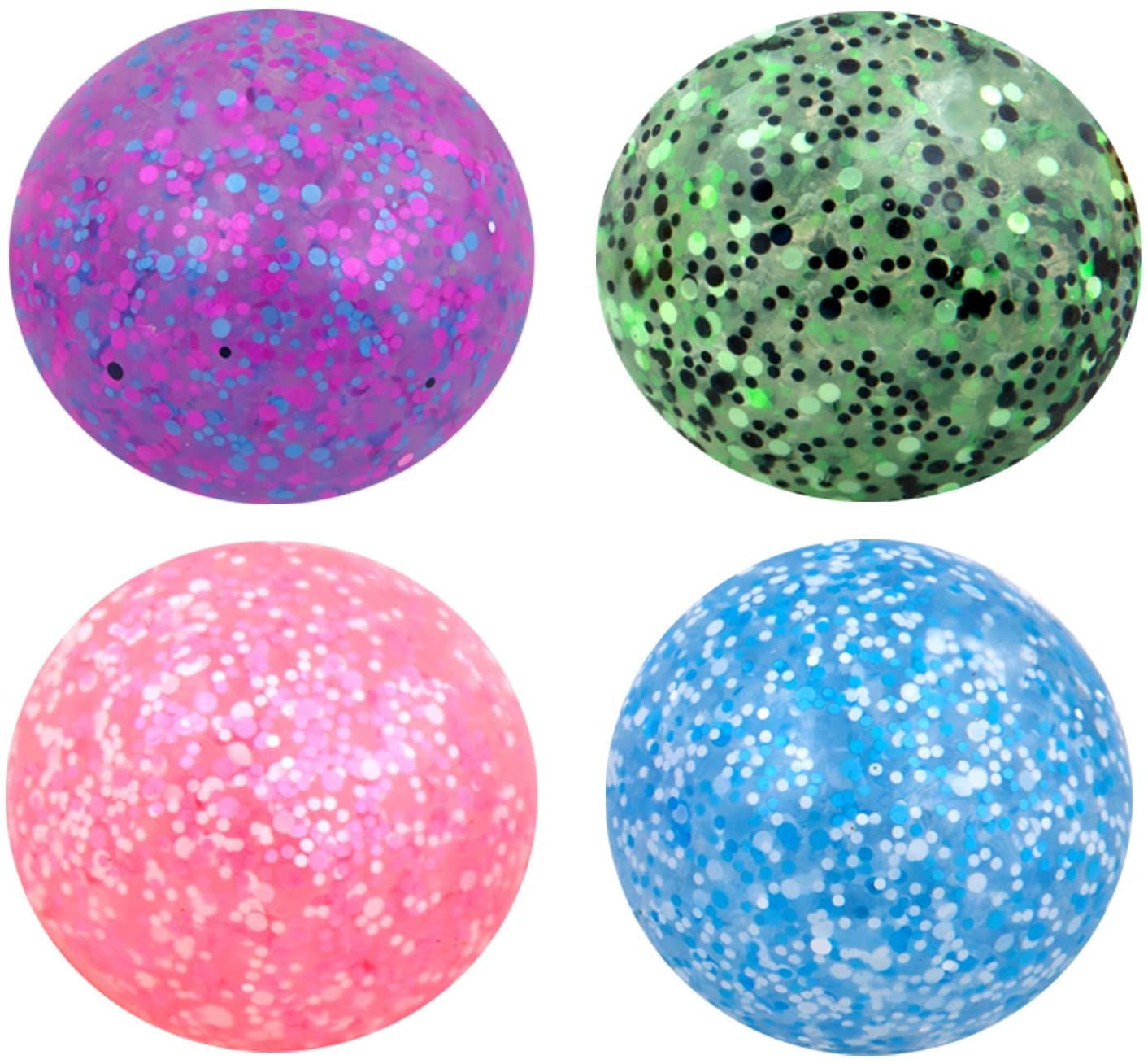 Power Your Fun Fidget Toy Rainbow Stress Ball, Squishy, Stretchy 