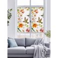 thumbnail image 4 of Reusable Frosted Window Coverings, Spring Floral Hummingbird Window Privacy Film Frosted, Pastoral Rustic Botanical Flowers Sun Blocking Windows Stickers for Kitchen Front Door, 23.6 x 59 Inches, 4 of 9