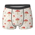 thumbnail image 6 of Men's Boxer Briefs, Flat Mushrooms Soft Comfy Mens Underwear Boxer Briefs Breathable With Widen Waist, 6 of 7