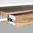 thumbnail image 5 of Safavieh Metropolitan Modern Glam Lacquer Computer Desk, White, 5 of 7