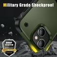 thumbnail image 2 of Allytech for iPhone 15 Plus Rugged Case, Military Grade Shockproof Anti-Stain Heavy Duty Hybrid Fashion Case with Invisible Kickstand, Soft TPU + Hard PC Case for iPhone 15 Plus - Green, 2 of 7