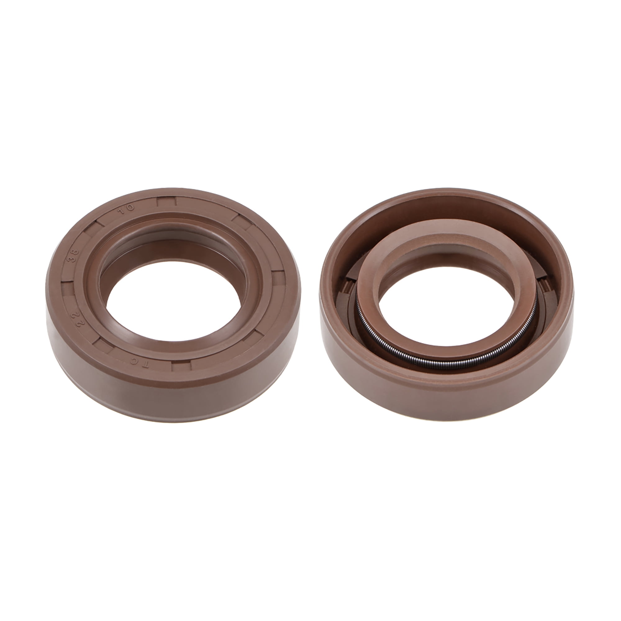 Oil Seal 22mm Inner Diameter 38mm OD 10mm Thick Fluorine Rubber Double