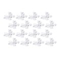 thumbnail image 1 of Mariposa De Purpurina De Malla, Accesorios De Ropa De Mariposa Deslumbrantes, Portátil Para Manualidades, Tarjetas, Joyas, álbumes De Recortes Cergrey Blanco, 1 of 8