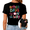 1-Black, variant on UNISHE Women's Red Chest Flower Back Text Graphic Short Sleeve T-Shirt Summer Top