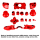 thumbnail image 2 of Kits de botones completos para Xbox One/Controlador Elite (puerto de 3,5 mm) con botón de carcasa de mango Botón siamés RBLB Xemadio 2033335-3, 2 of 9