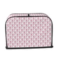 thumbnail image 2 of Haiem Flamingo On Checkered Print Toaster Covers 2 Slice Wide Slot,Bread Dust Cover & Fingerprint Protection,Bread Machine Cover,Appliance Covers, 2 of 7