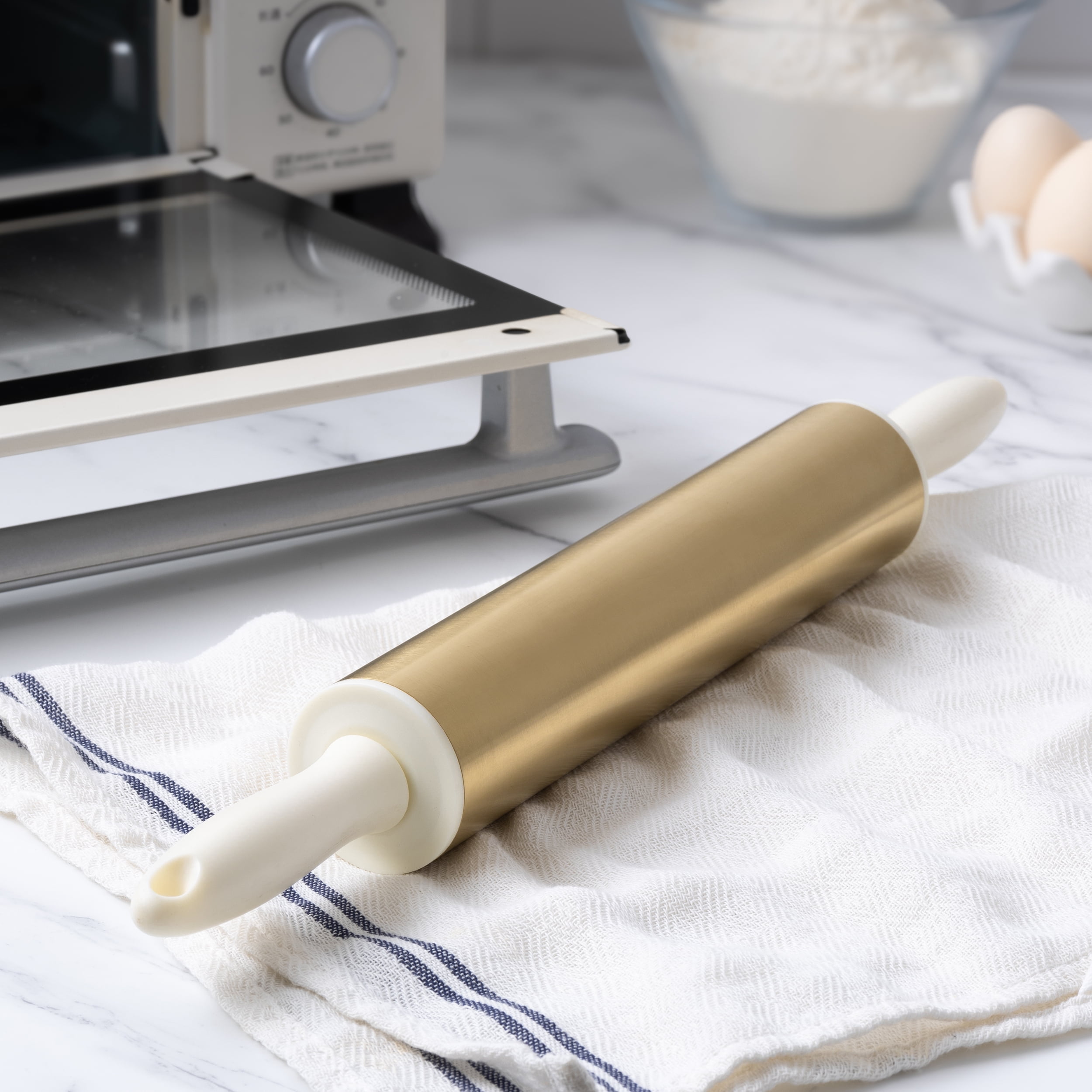 Cook with Color Rolling Pin – Comfortable Grip for Effortless Baking