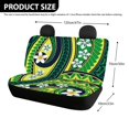 thumbnail image 4 of POLERO Car Back Seat Covers for Auto Interior Automotive, Tribal Plumeria Floral 2 Pack Car Rear Seat Protectors Protects Against Dirt Easy to Install, 4 of 4