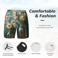thumbnail image 3 of Balery Delicate White Daisy Jars Bañador para hombre, shorts de playa de secado rápido con entrepierna y forro de compresión-3X-Large, 3 of 6