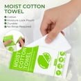 thumbnail image 4 of Body Wash Towelettes Scented Lemon Moist Cotton Towel 8.66''x8.66'' Deodorant Wipes Travel Size Individually Wrapped Bulk for Hiking Gym Camping Outdoor Sports (10 Pack), 4 of 6