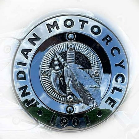 Indian Motorcycle Derby cover Insert-Medicine Wheel, with Black Background