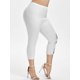 thumbnail image 1 of Plus tamaño de impresión recortada Leggings Rosegal Leggings de talla grande, 1 of 5