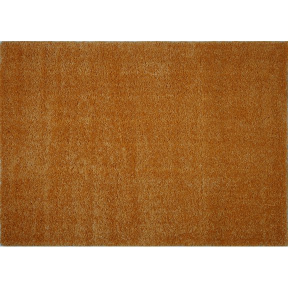 Ladole Rugs Soft Plush Smooth Solid Plain Color Modern Durable Area Rug Carpet for Living Room Bedroom in Orange, 3'11" x 5'7"(120cm x 170cm)