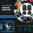 thumbnail image 5 of Nilight PVC Floor Mats for Cars Trucks SUVs,Universal Trim to fit for Most Vehicles,All Weather Protection Heavy Duty Floor Liners,Pack of 4, 5 of 7