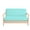 Aqua, variant on King Size Armless Futon Covers - 100% Cotton Futon Slipcovers - Zippered Couch Cover Sofa Bed Protector, Sleeper Sofa Cover, Machine Washable, Aqua