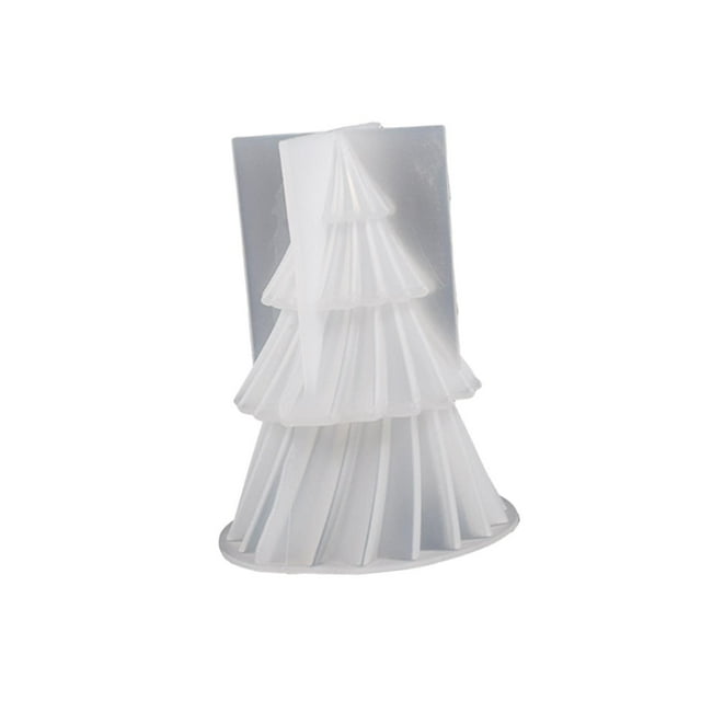 Fundición de silicona,Fabricación de velas modelo de silicona para árbol de Navidad,Adornos artesanales de resina epoxi DIY reutilizables,Molde de silicona para hacer jabón y Pequeño Macarena Fundición de silicona