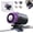 Grey, variant on Clip On Car Air Conditioner Fan, Semiconductor Cooling, 360° Rotation, Pink