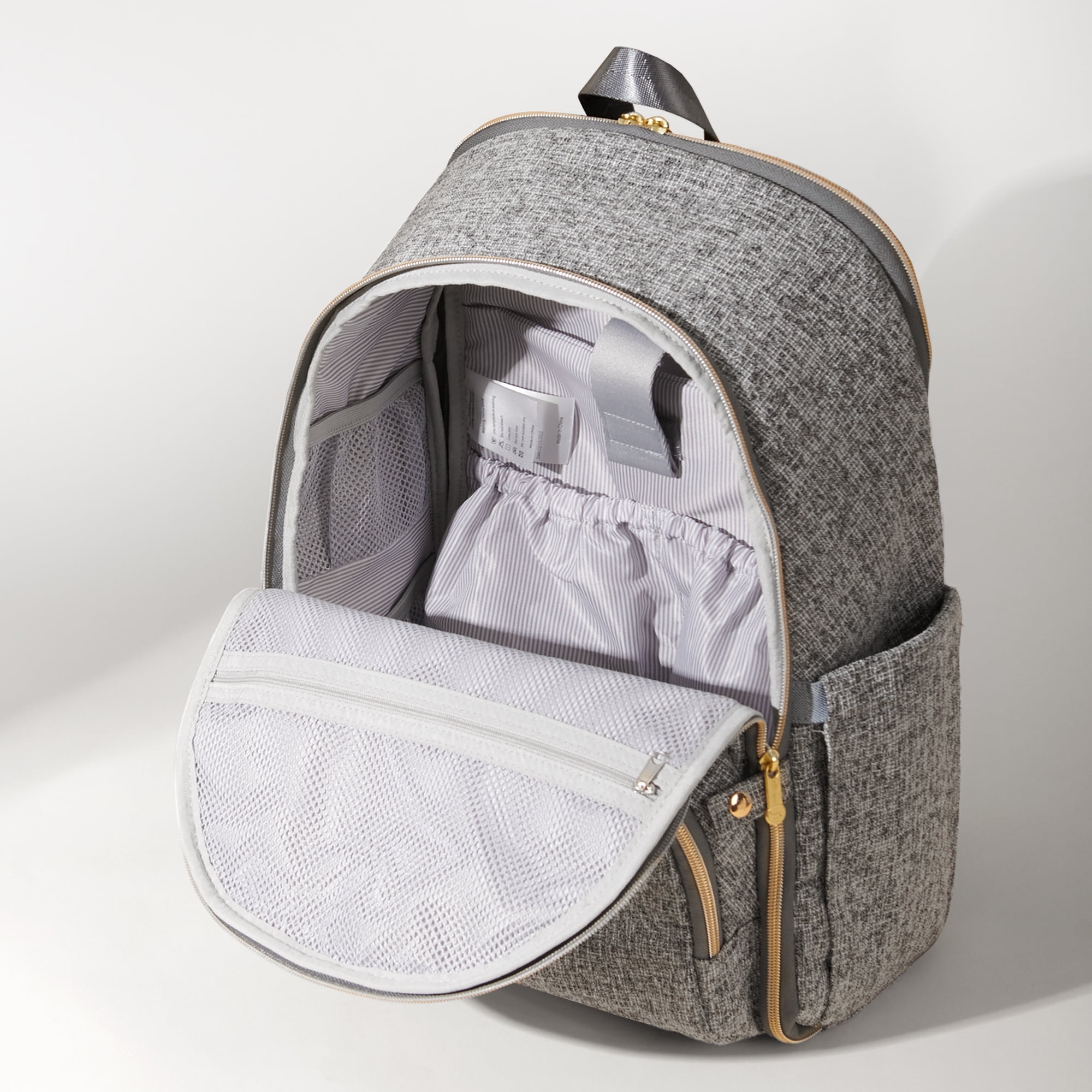 Sunveno Foldable Diaper Backpack, Wide Opening, Large Disposable Diaper Bags
