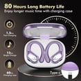 thumbnail image 2 of Wireless Earbuds, Sports Bluetooth Headphones, 80Hrs Playtime Ear Buds with LED Power Display, Noise Canceling Headset, IPX7 Waterproof Earphones for Workout/Running, 2 of 7