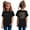 Black, variant on Ytxxxx Kids Art Smock Set with Sleeve Hat for Painting Grey 5-6 Years