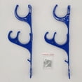 thumbnail image 3 of DYNWAVECA 2x2Pcs Pool Hanger Hook for Pool Telescoping Pole, Vacuum Hose, Leaf Skimmer, 3 of 8