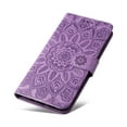 thumbnail image 6 of for Samsung Galaxy S21 Plus Case,Premium PU Leather Wallet Case Sunflower Embossed with Wrist Strap Card Slots and Kickstand Flip Cover for Samsung Galaxy S21 Plus 6.7 inch,Purple, 6 of 12