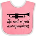 thumbnail image 3 of Inktastic Trumpet Music Joke Boys or Girls Baby Bib, 3 of 4