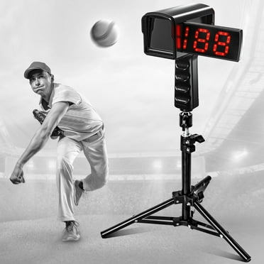 FITPLAY Baseball Radar Gun, LED LCD Larger Display, Speed Radar Gun with Tripod