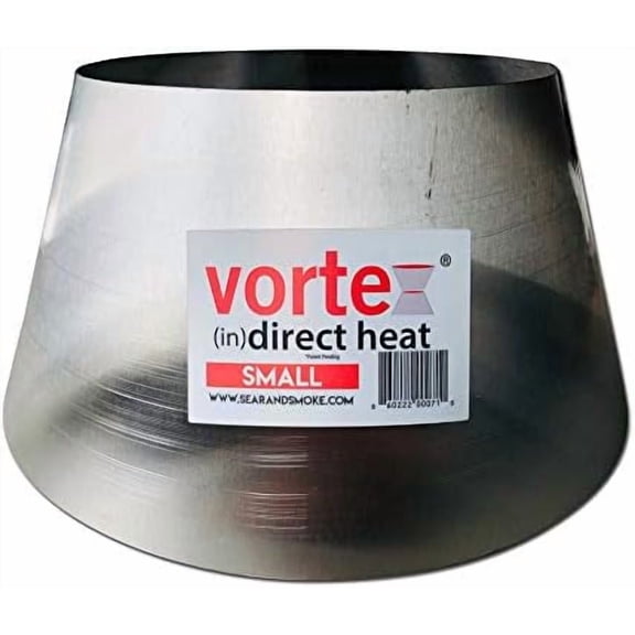 Vortex Small (in) Direct Cooking Charcoal Grill BBQ Accessory Cone 18.5 22.5 for Weber Smokey Mountain WSM Small - Stainless - Original - USA Made -Genuine SM Size$$Garden & Patio