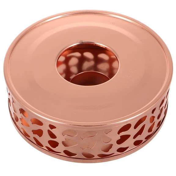 OUNONA Teapot Warmer with Candle Holder Elegant Teapot Warmer Metal Heating Base for Keeping Tea Warm Home Stylish Teapot Warmer