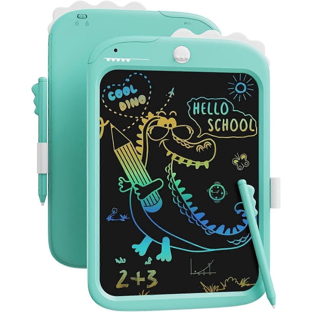 LCD Writing Tablet Dinosaur Toy for Kids, Doodle Board Drawing Pad Tablet with Lock Function, Erasable, Portable, Educational Learning Toy Gifts