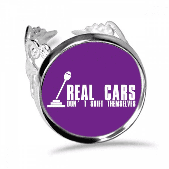 Gear Shift Car Instrument Ring Adjustable Love Wedding Engagement