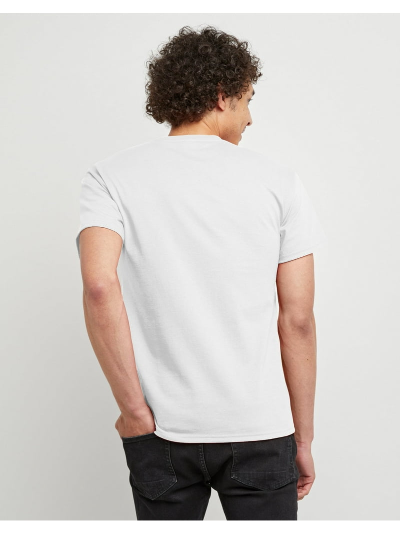 Hanes Men Crew neck T-Shirt 4-Pack ComfortSoft 100% Cotton