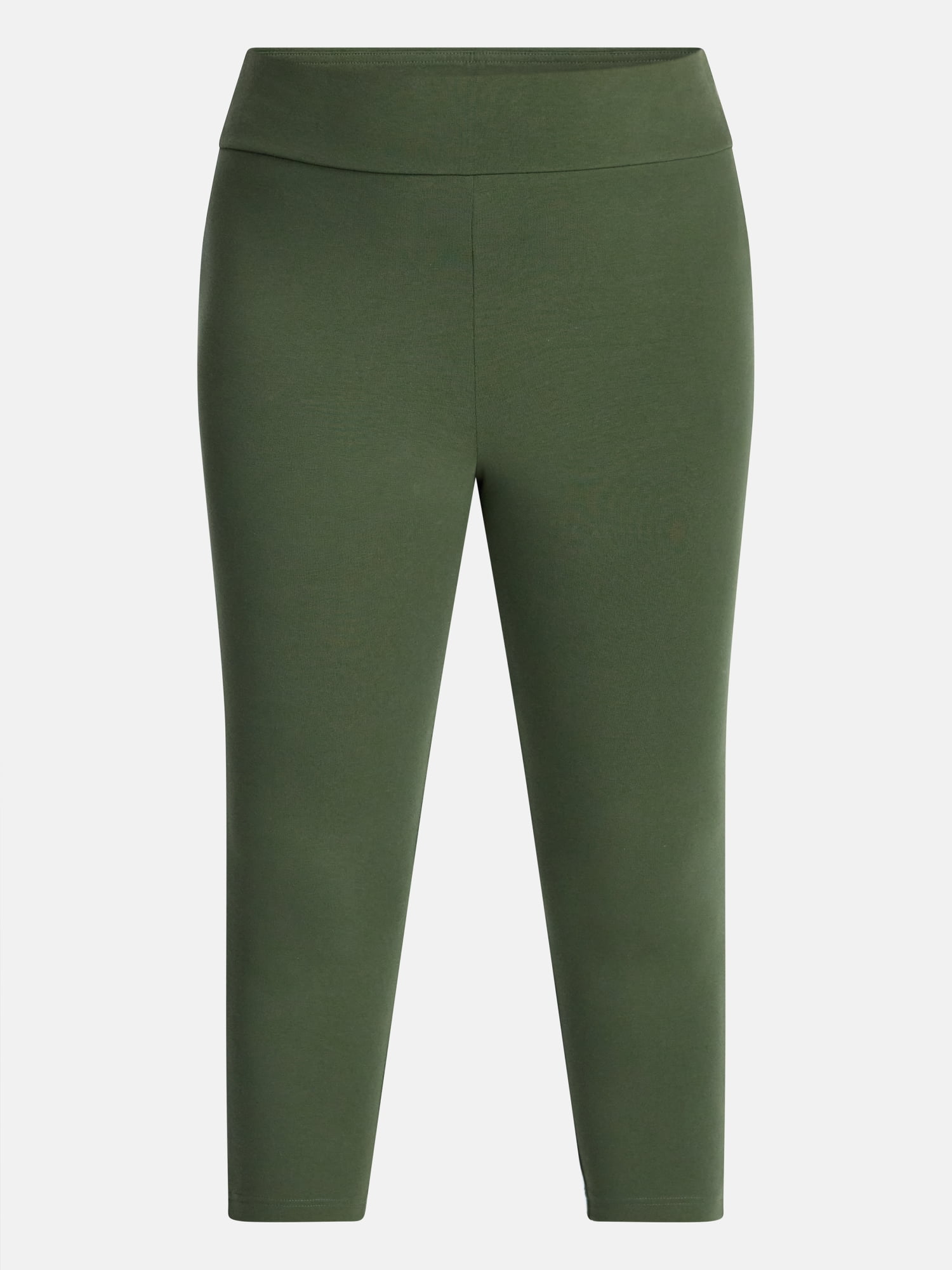 Terra & Sky Women's Plus Capri Legging, Sizes 0X-5X