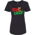 thumbnail image 3 of Inktastic Oh Snap Broken Gingerbread Women's T-Shirt, 3 of 5