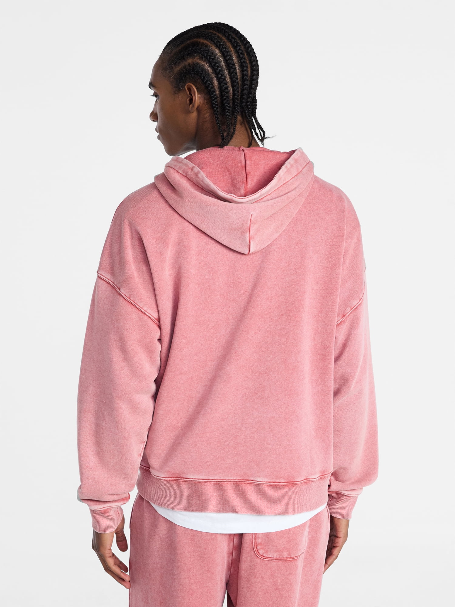 No Boundaries Oversized Hoodie with Long Sleeves, Men's XS-4XLT