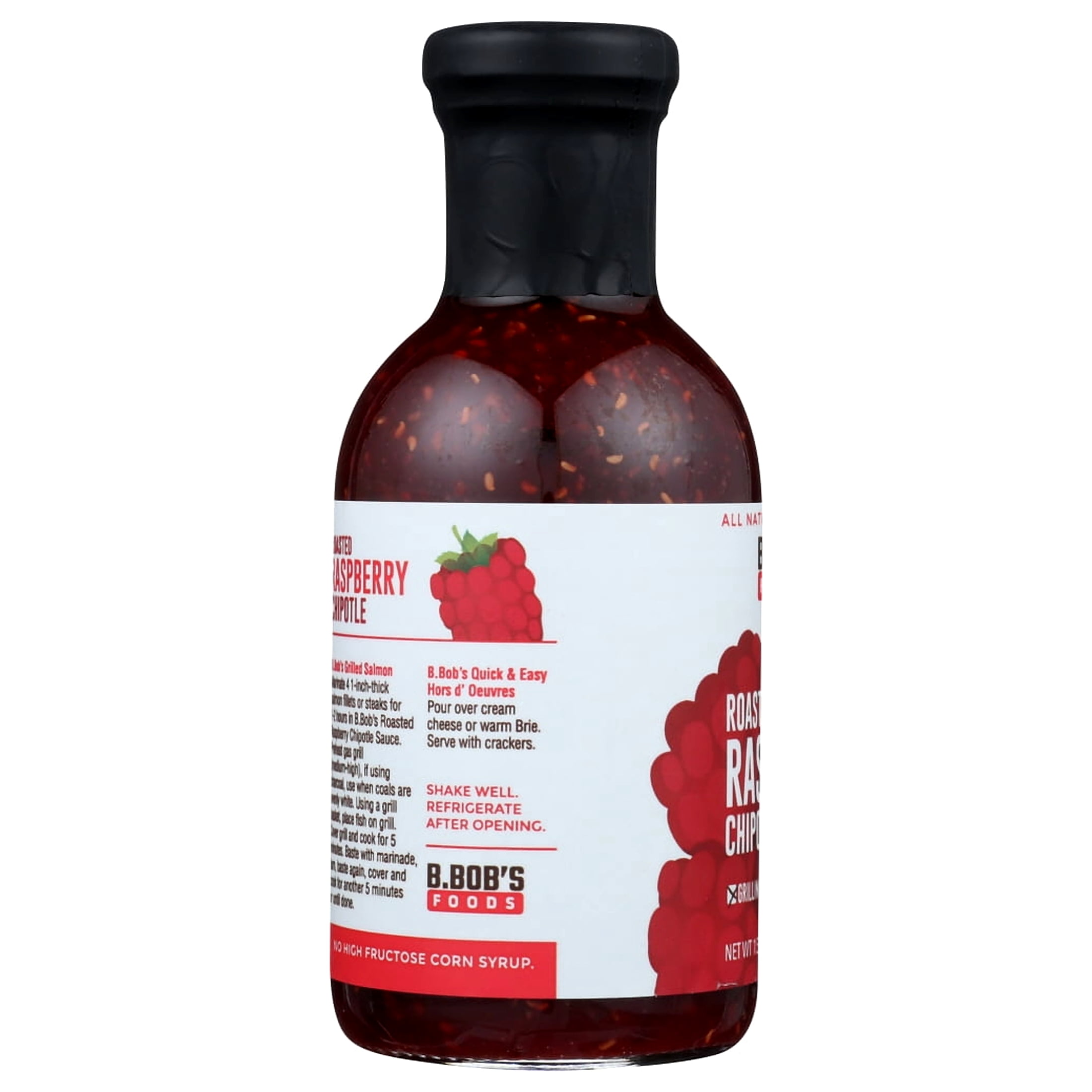 Bronco Bob's All Natural Gluten Free Roasted Raspberry Chipotle Sauce, 15.75 oz [Pack of 6]