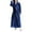 Navy, variant on Ltctricy Womens Plush Robes Soft Sleepwear Winter Warm Fuzzy Fleece Bathrobe Lounge Shower Spa Long Robes