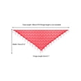 thumbnail image 3 of Chales y envolturas INSPIRAR CHIC para vestidos de noche, bufandas triangulares de encaje con flecos para bodas y fiestas formales 70.9"x27.6" Rojo, 3 of 5