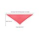 thumbnail image 3 of Chales y envolturas INSPIRAR CHIC para vestidos de noche, bufandas triangulares de encaje con flecos para bodas y fiestas formales 70.9"x27.6" Rojo, 3 of 5