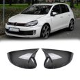 thumbnail image 2 of Tapas retrovisores de cuerno de buey YONGSHENG Negro brillante Para Golf 6 Mk6 R20 2009-2013, 2 of 5