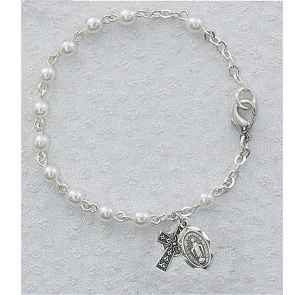 McVan B50DM 6.5 in. Pearl Look Irish Bracelet