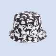 thumbnail image 1 of LinYooLi Cross Border New European And American Cow Pattern Printed Fisherman Hat For Men's Summer Outdoor Sunshade Hat For Women's Double Faced Wearable Basin Hat, 1 of 9
