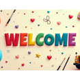 thumbnail image 4 of Welcome Back to School Banner Classroom Backdrop Educational Decor School Supplies Kids Party Decoration Photo Background Library Event Signs Apples School Bus Props, 4 of 4