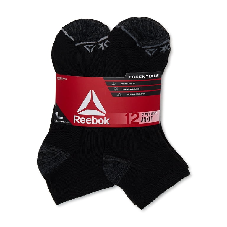 Reebok Men's Essentials Lightweight Quarter Socks 12-Pack photo 2