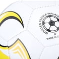 thumbnail image 4 of Professional Size 5 Soccer Ball for Soccer Match Training, Yellow-Black High Elasticity Inflatable Soccer Football (9.8 in / 25.0 cm), 4 of 9