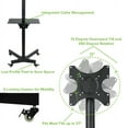 thumbnail image 4 of NavePoint Flat Panel TV Cart Height Adjustable 19 Inch to 37 Inch Mobile Stand w/Wheels, 4 of 6