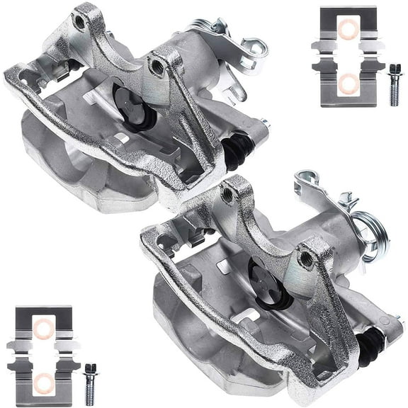 A-Premium Disc Brake Caliper with Bracket Compatible with Buick Lucerne Cadillac DTS 2006-2011 Rear Left and Right 2-PC Set