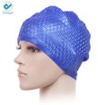 thumbnail image 2 of Deago Swim Bathing Swimming Caps for Men Women Retro Style Silicone Swimming Hat Long & Short Hair (Blue), 2 of 6